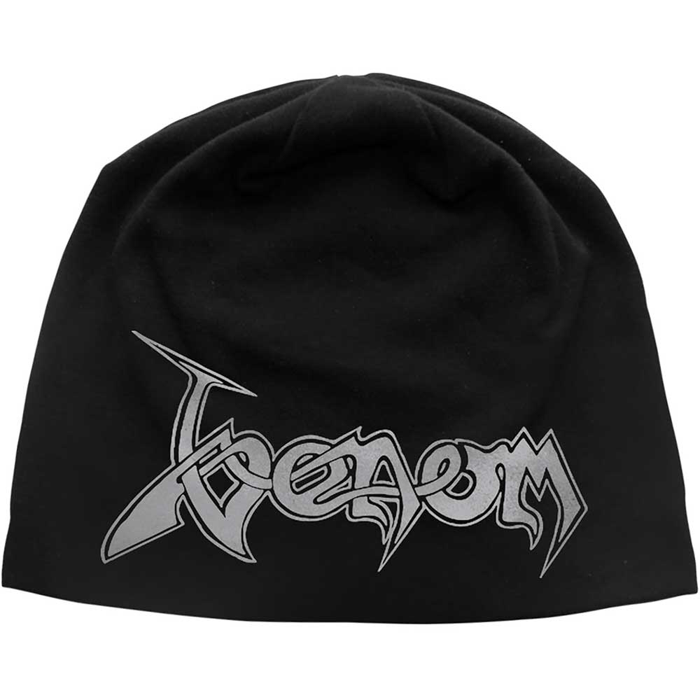 Venom Unisex Beanie Hat Logo JD Print Black