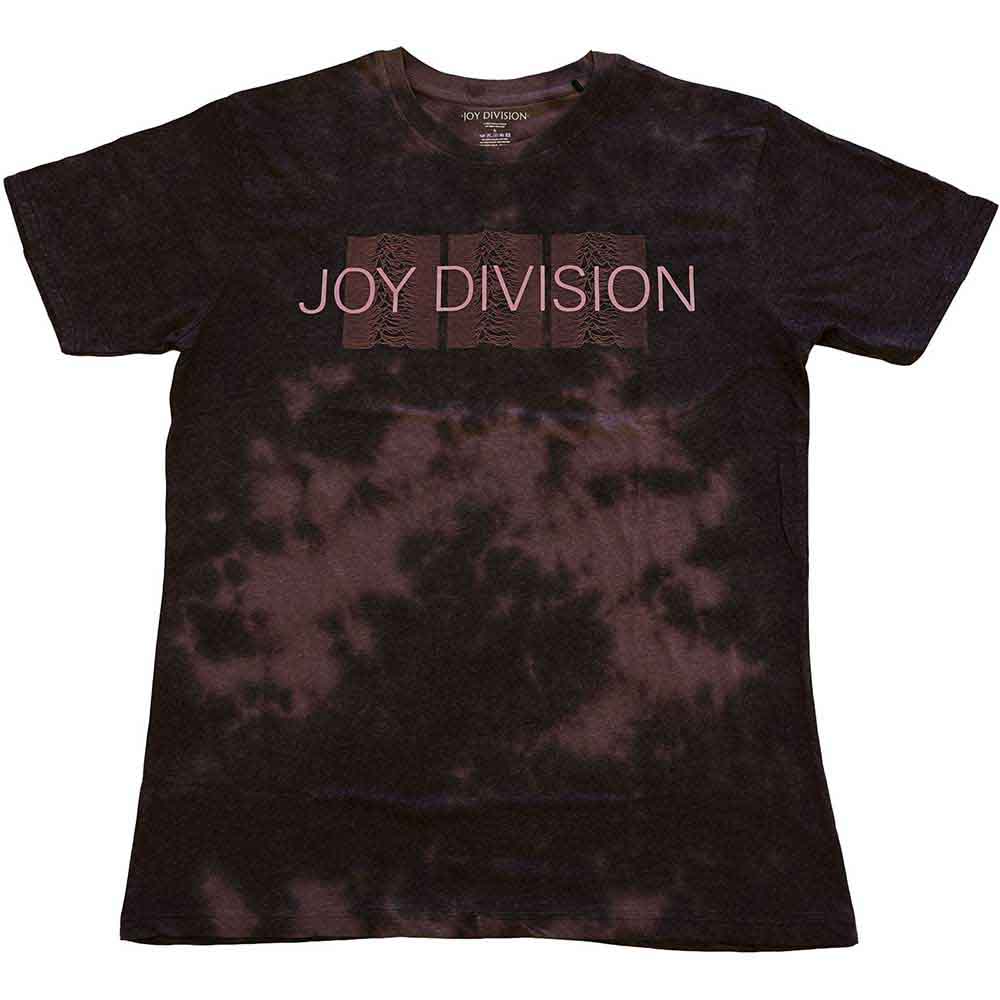 Joy Division Unisex T-Shirt Mini Repeater Pulse (Dip-Dye) Purple (S)