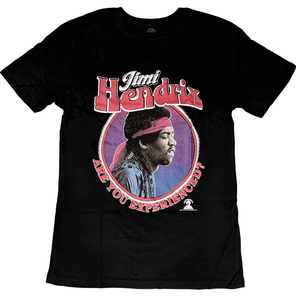 Jimi Hendrix Unisex T-Shirt Are You Experienced Black (S)