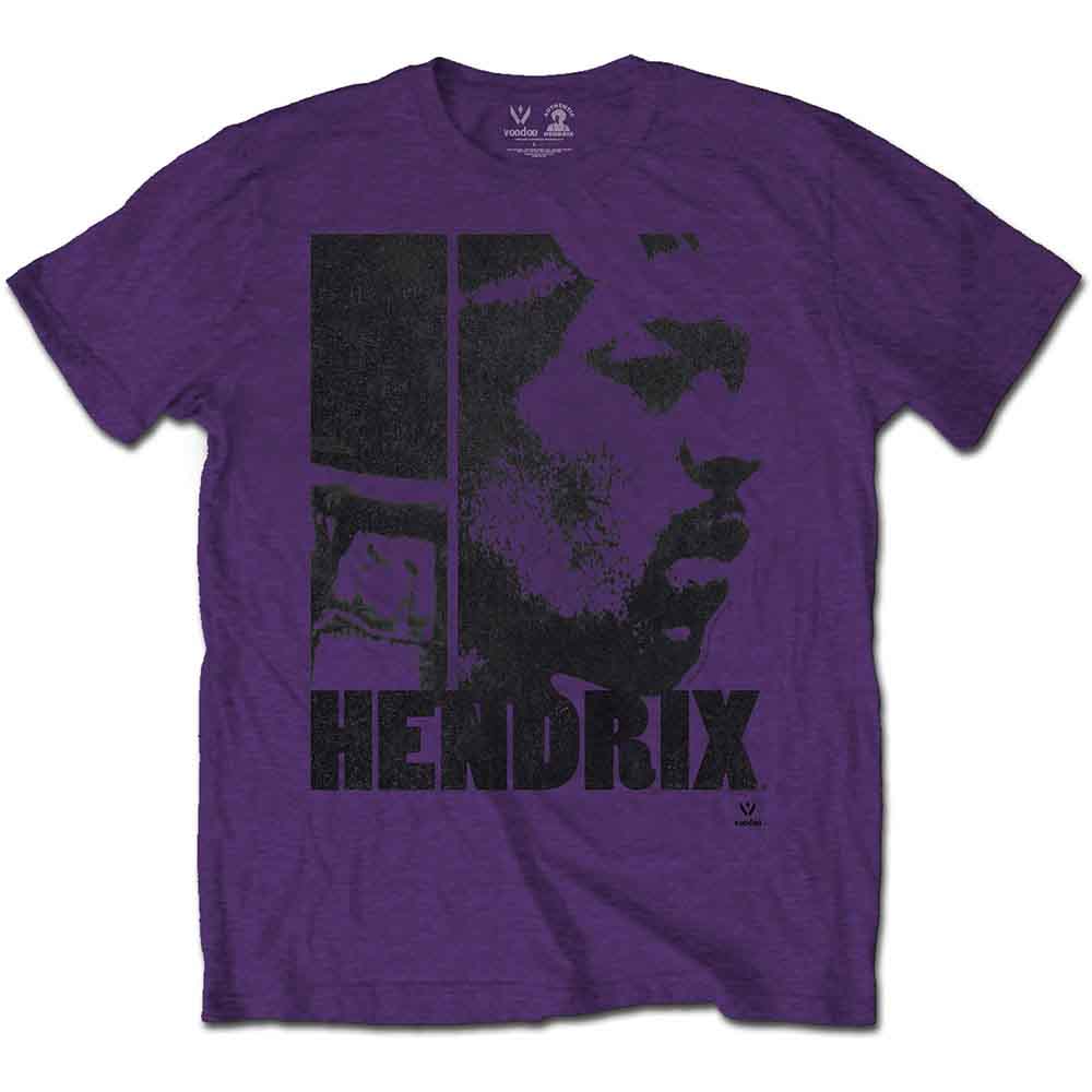 Jimi Hendrix Unisex T-Shirt Let Me Die Purple (L)
