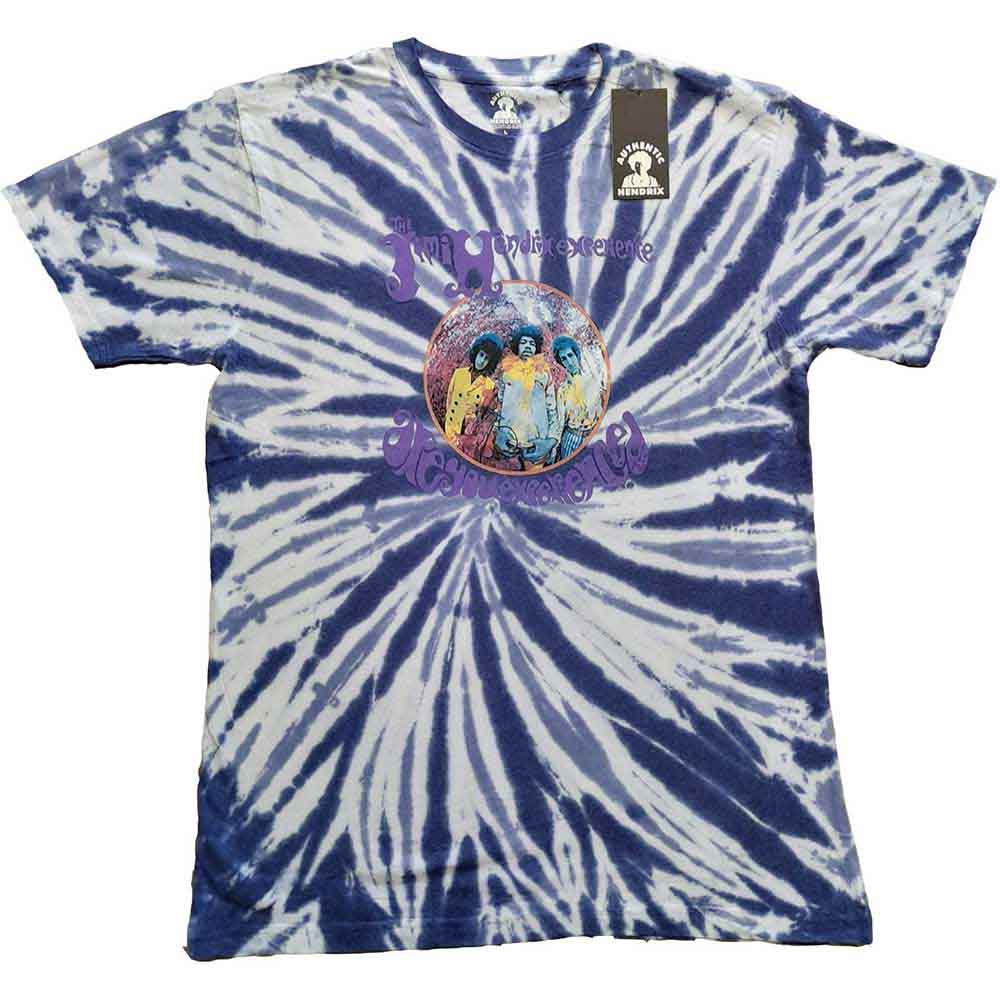 Jimi Hendrix Unisex T-Shirt Are You Experienced (Dip-Dye) Purple (XXL)
