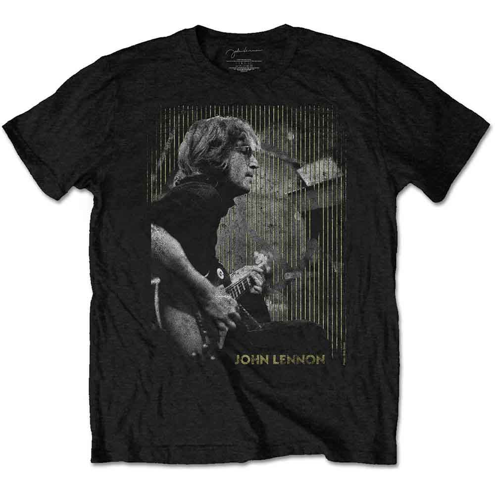 John Lennon Unisex T-Shirt Gibson Black (XXL)