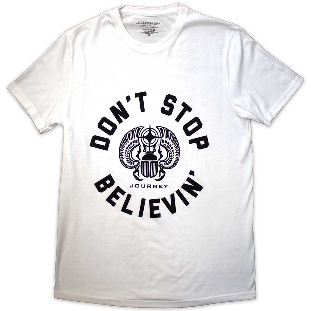 Journey Unisex T-Shirt Believin White (S)