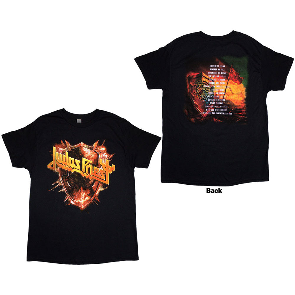 Judas Priest Unisex T-Shirt United We Stand (Back Print) Black (S)