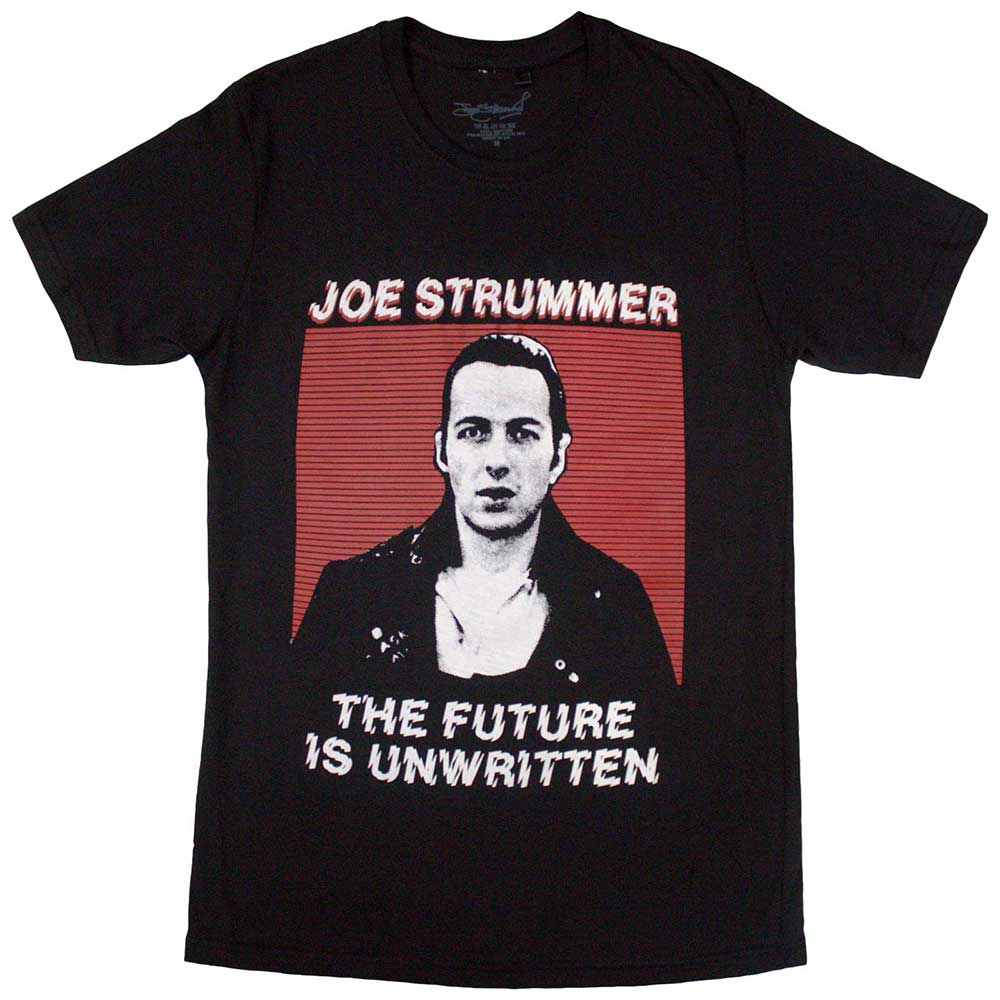 Joe Strummer Unisex T-Shirt The Future Is Unwritten Black (XXL)