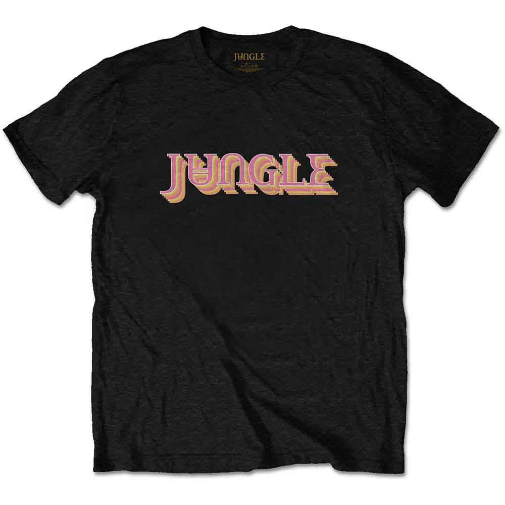 Jungle Unisex T-Shirt Colour Logo Black (S)