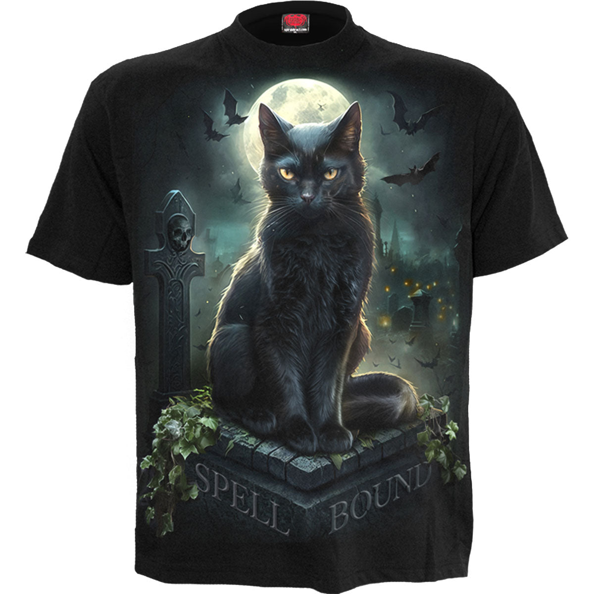 Spiral Unisex T-Shirt Spell Bound Black (L)