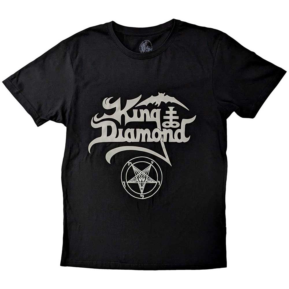 King Diamond Unisex T-Shirt Logo Black (XXL)