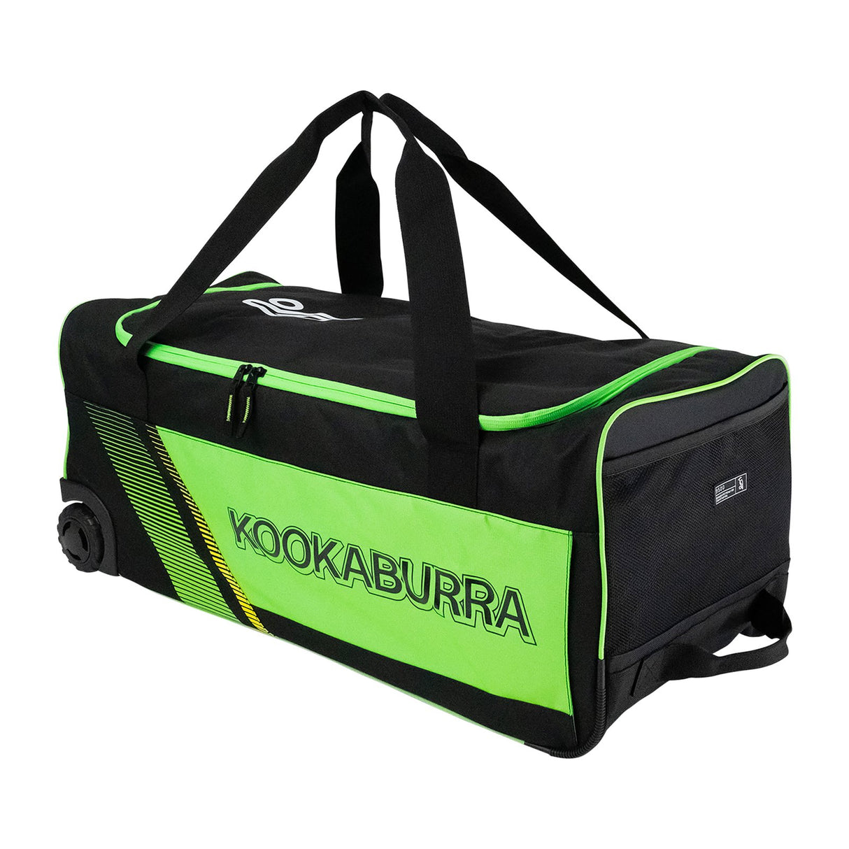 Kookaburra 9500 Wheelie Cricket Bag Black/Green