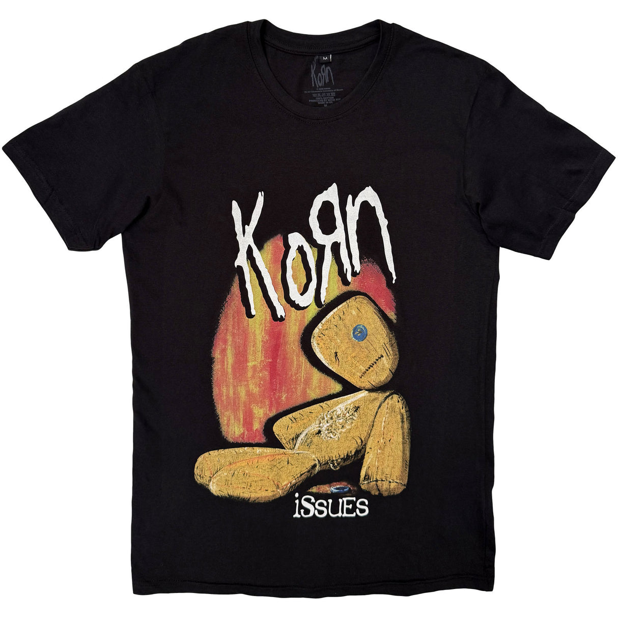 Korn Unisex Carbon T-Shirt Issues Black (M)