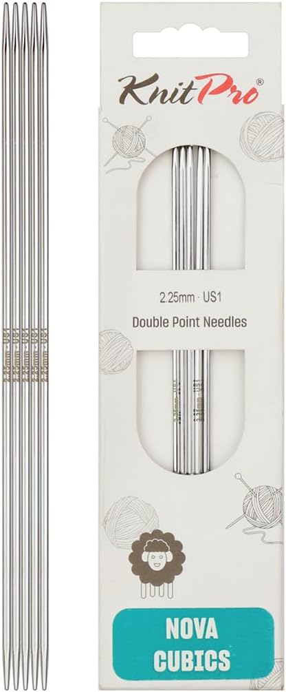 KnitPro Knitting Pins Double-Ended Nova Cubics 15cm x 2.25mm (5pc)