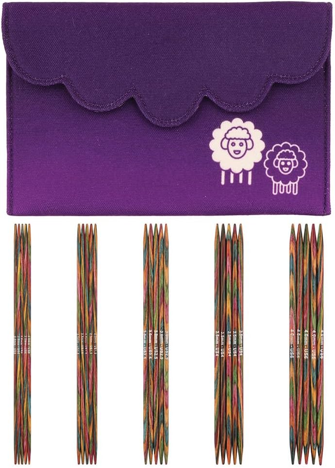 KnitPro Knitting Pins Double-Ended 15cm Symfonie Set