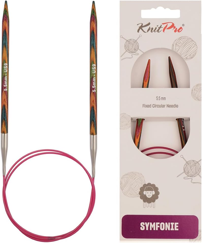 KnitPro Knitting Pins Circular Fixed Symfonie 60cm x 5.50mm