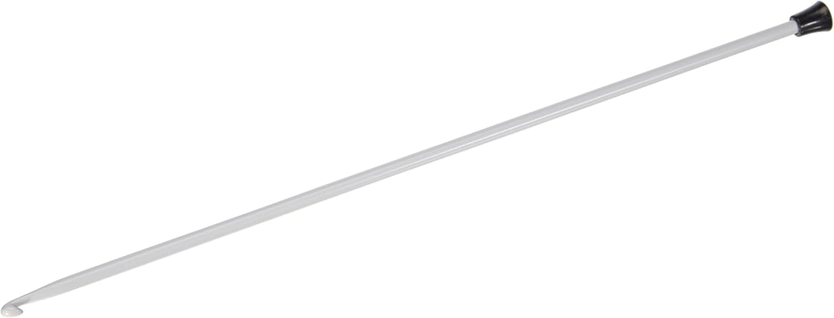 KnitPro Crochet Hook Aluminium Grey Tricot/Afghan 30cm x 4.00mm Single Ended