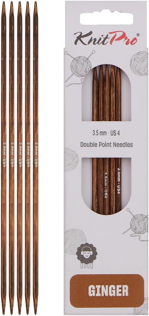 KnitPro Knitting Pins Double-Ended Ginger 12.5cm x 3.50mm (5pc)