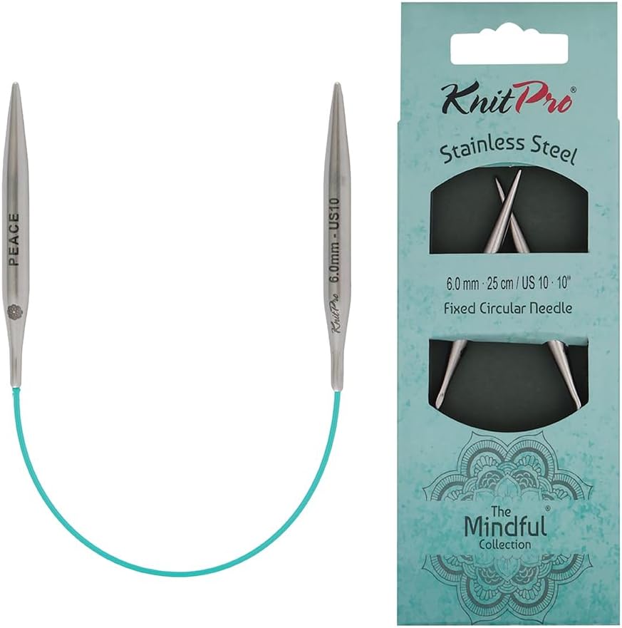 KnitPro Knitting Pins Circular Fixed Lace The Mindful Collection 25cm x 6.00mm