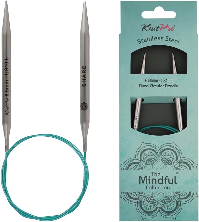 KnitPro Knitting Pins Circular Fixed Lace The Mindful Collection 100cm x 6.50mm