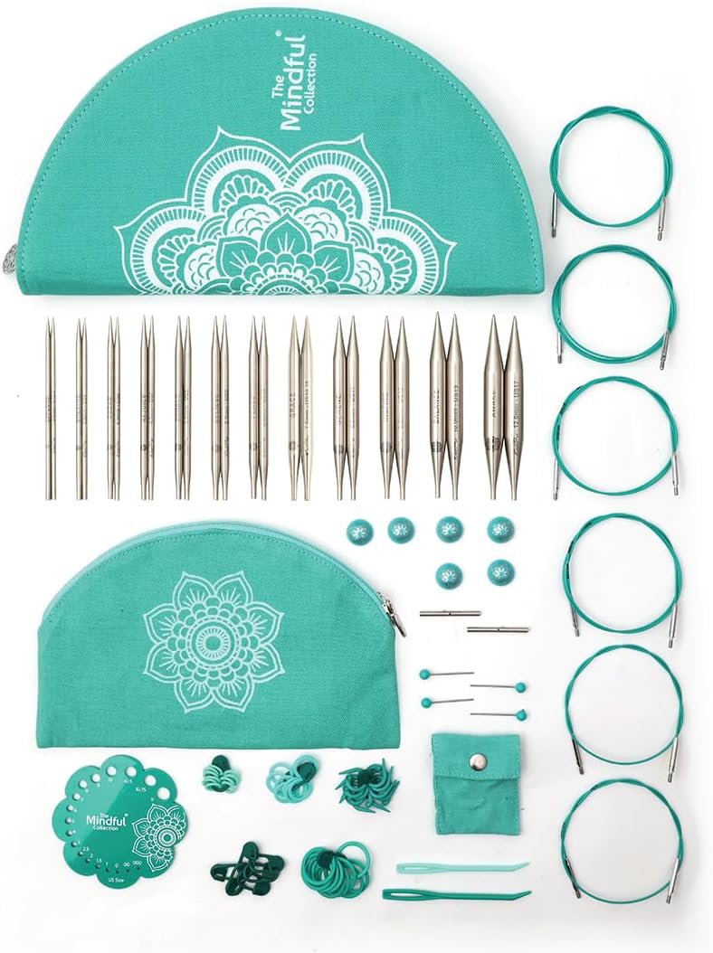 KnitPro Knitting Pin Set Circular Interchangeable (13cm) Mindful Collection - Gratitude