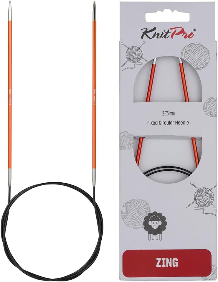 KnitPro Knitting Pins Circular Fixed Zing 150cm x 2.75mm
