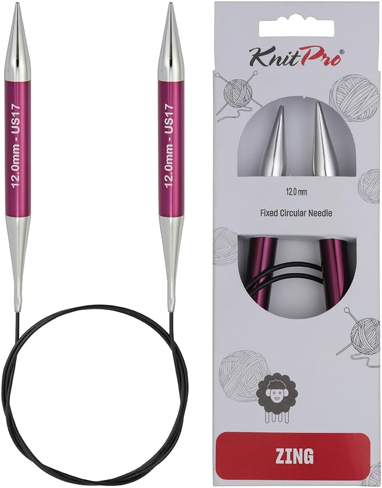 KnitPro Knitting Pins Circular Fixed Zing 150cm x 12.00mm