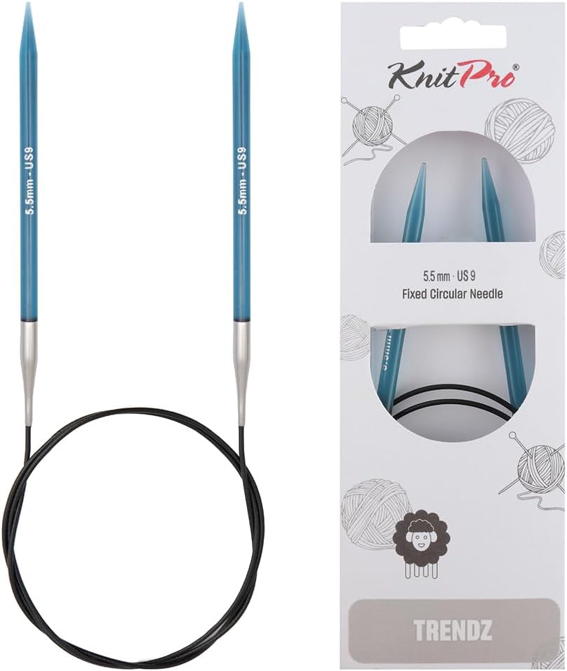 KnitPro Knitting Pins Circular Fixed Trendz 100cm x 5.50mm