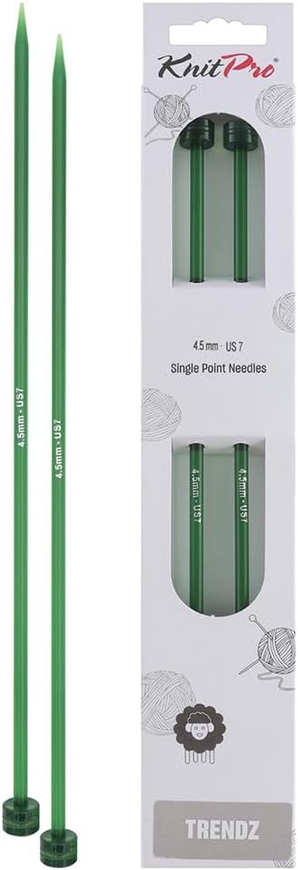 KnitPro Knitting Pins Single-Ended Trendz 15cm x 4.50mm (Pair)