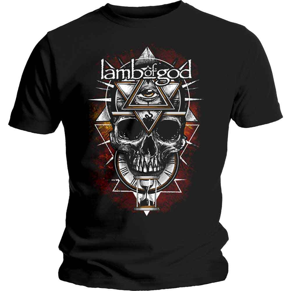 Lamb Of God Men's T-Shirt All Seeing Red Black (XL)