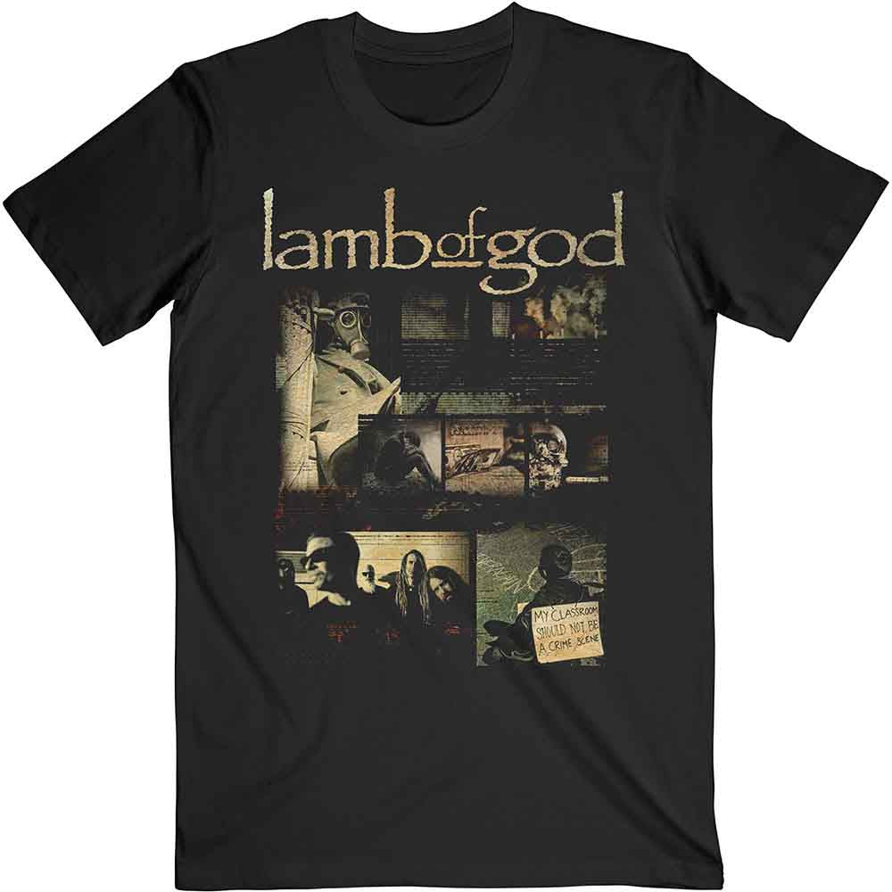 Lamb Of God Unisex T-Shirt Album Collage Black (L)