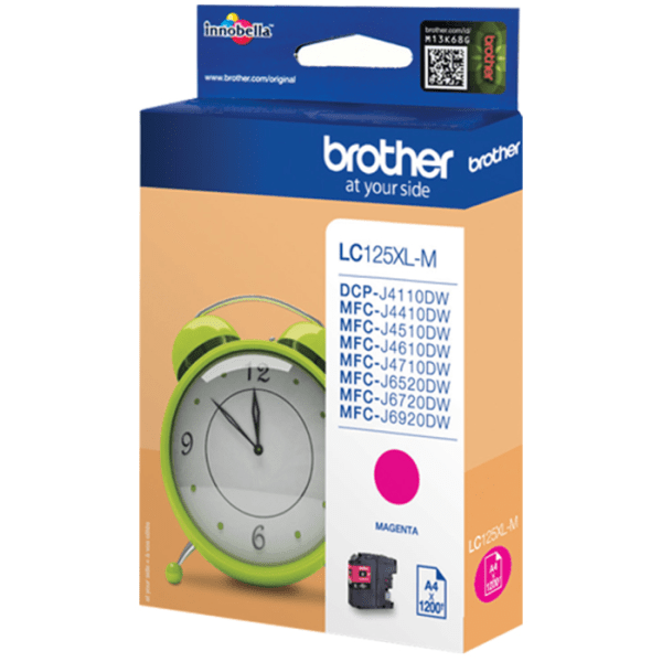 Brother LC125XLM Magenta High Capacity Ink Cartridge