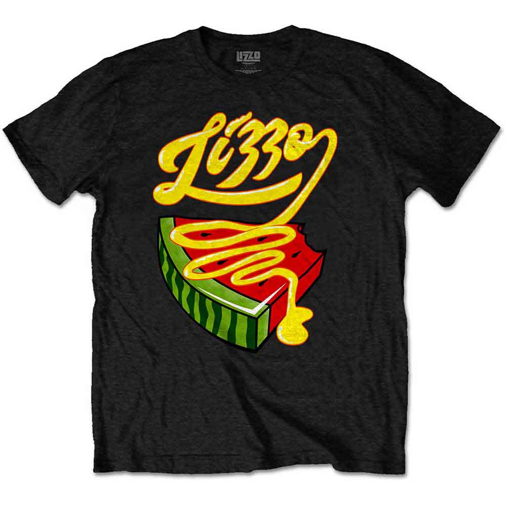 Lizzo Unisex T-Shirt Bussin or Disgustin Black (L)