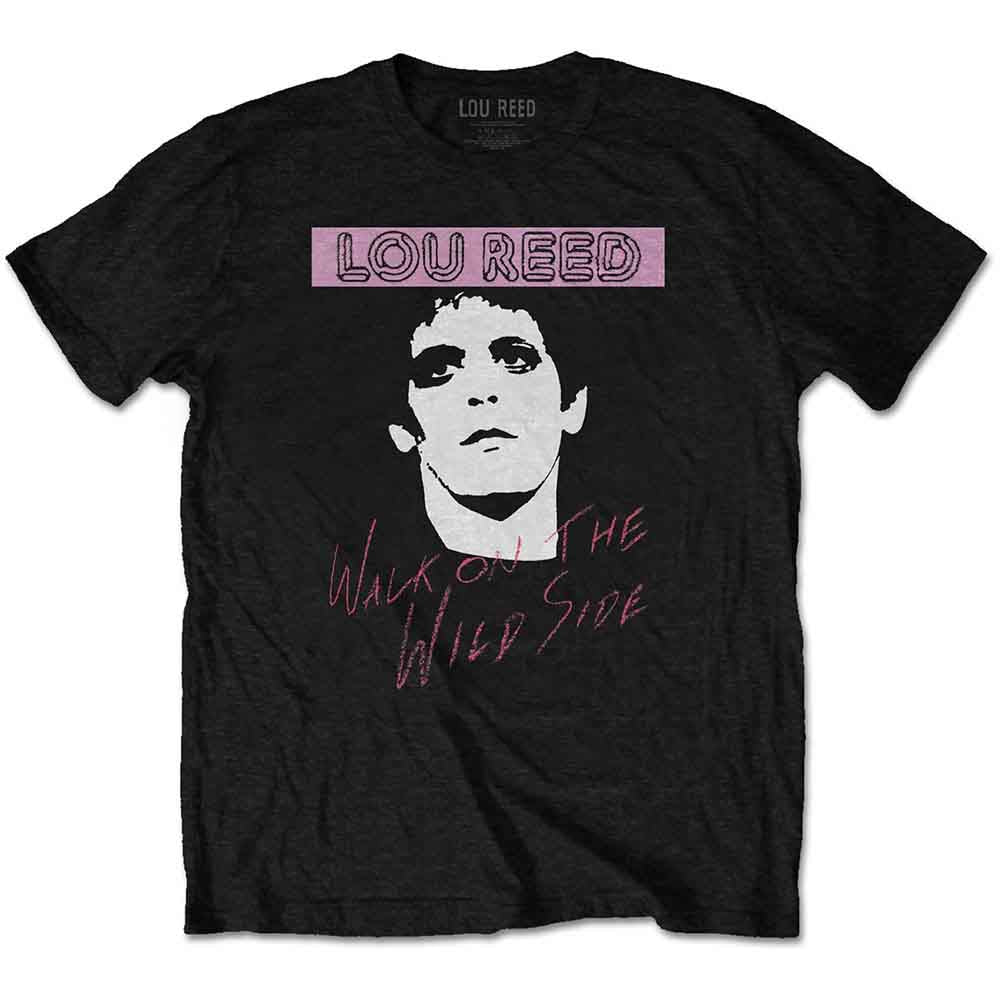 Lou Reed Unisex T-Shirt Walk On The Wild Side Black (XL)