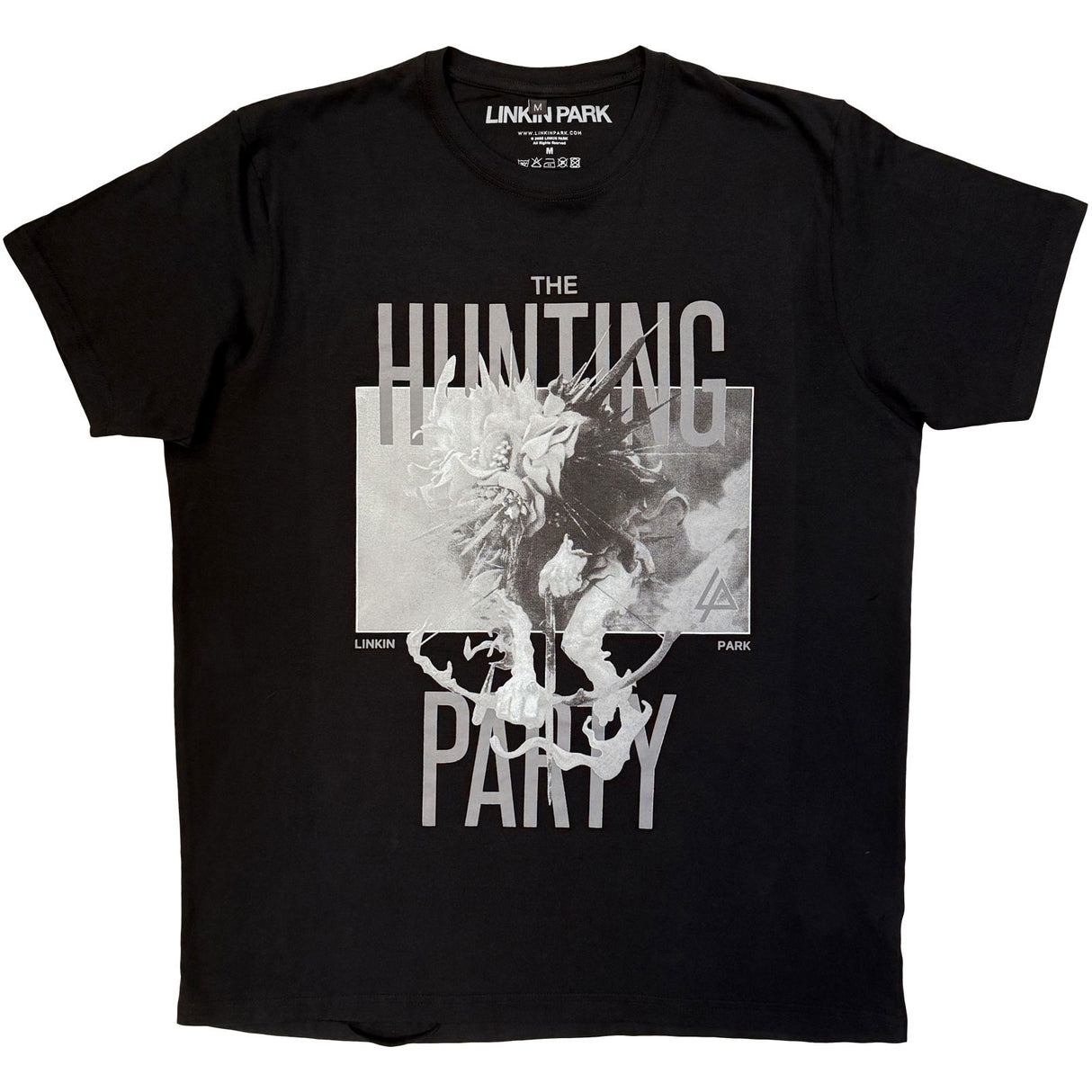 Linkin Park Unisex Carbon T-Shirt Hunting Party Black (L)
