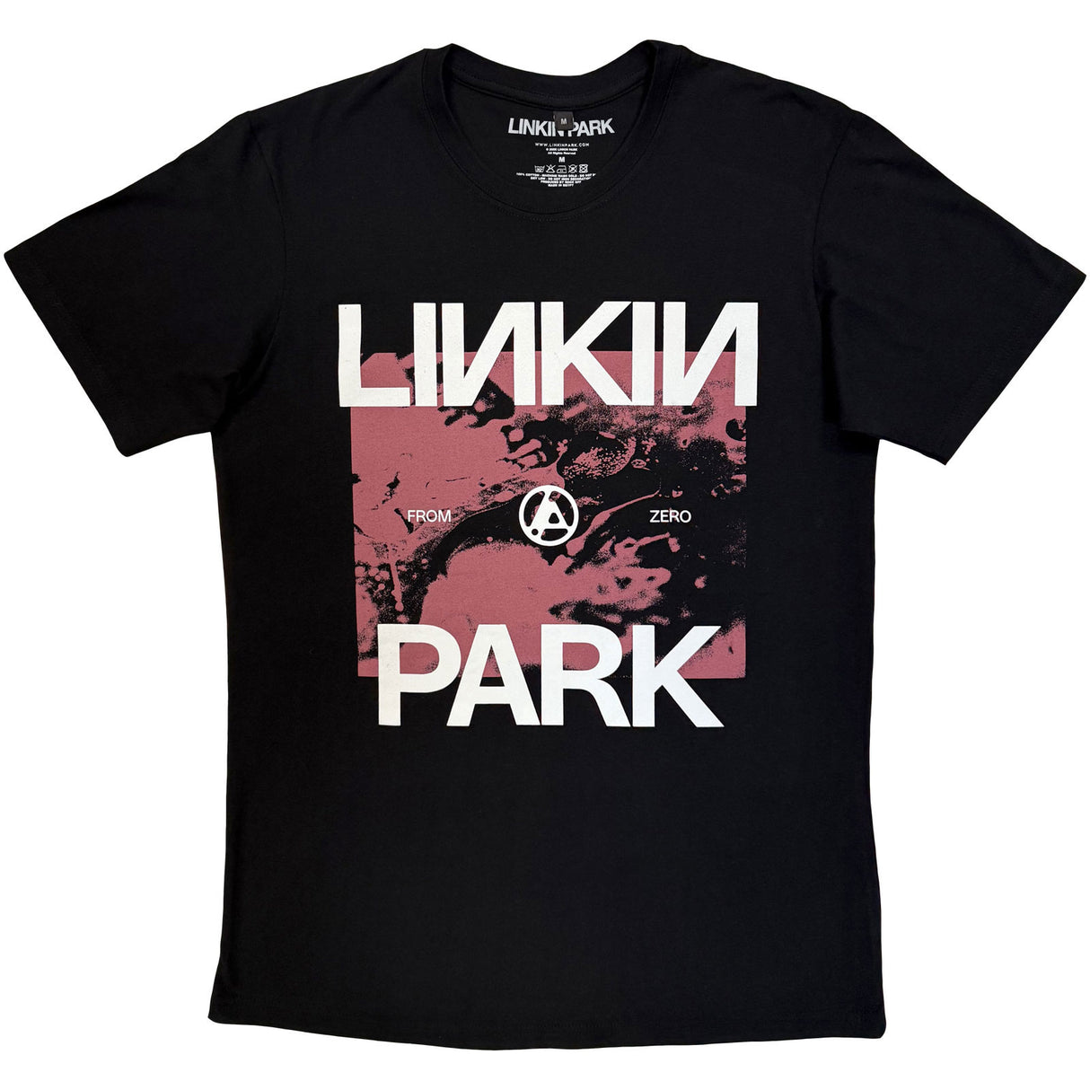 Linkin Park Unisex Carbon T-Shirt Zero Park Black (S)