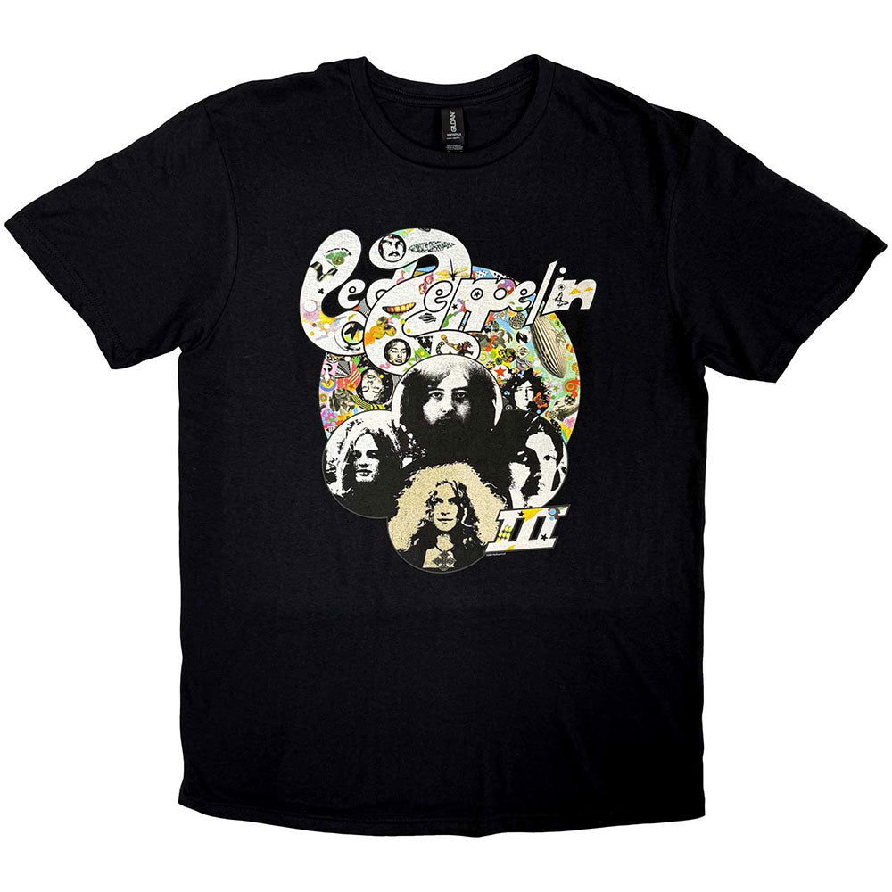 Led Zeppelin Unisex T-Shirt Photo III Black (XXL)