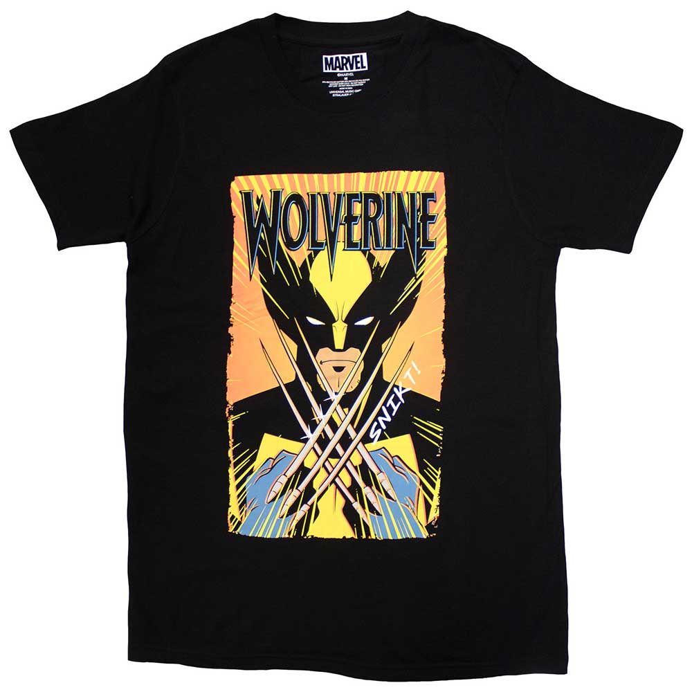 Marvel Comics Unisex T-Shirt Wolverine Claws Black (XXL)