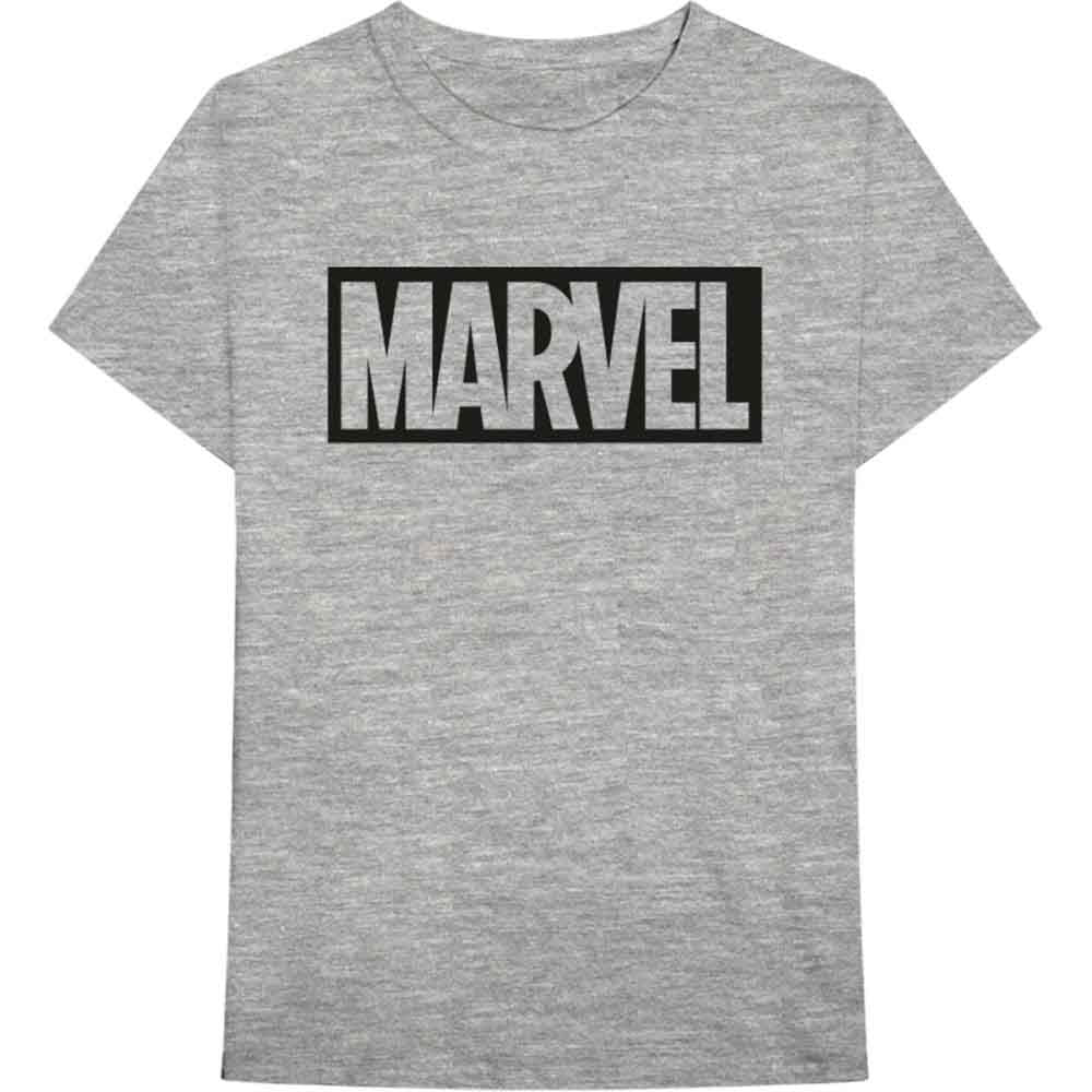Marvel Comics Unisex T-Shirt Logo Grey (S)