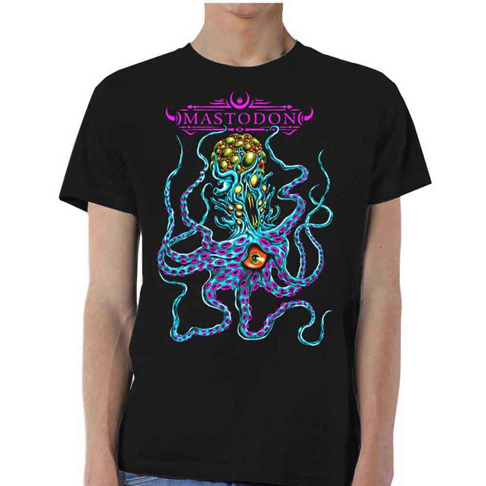 Mastodon Men's T-Shirt Octo Freak (Ex Tour) Black (XXL)