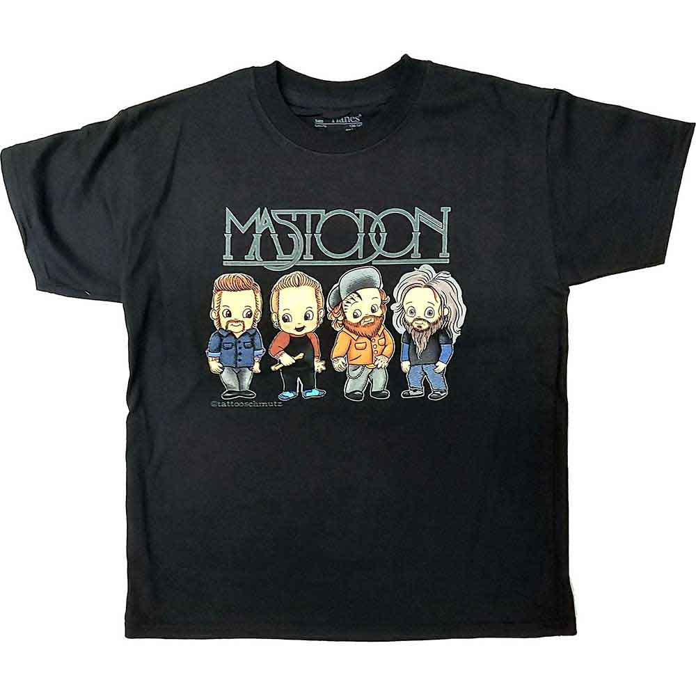 Mastodon Kids T-Shirt Band Character Black (5-6yrs)