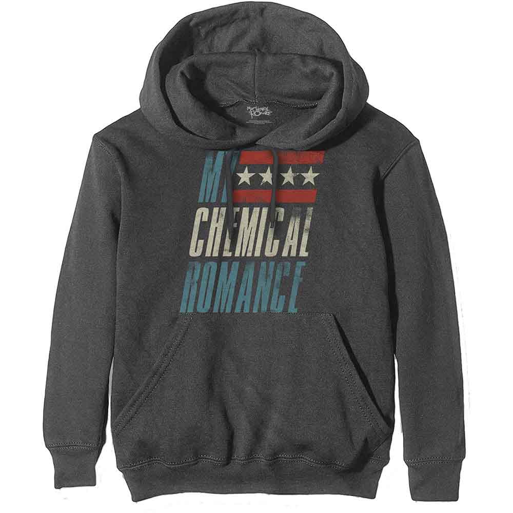 My Chemical Romance Unisex Hoodie Raceway Charcoal Grey (L)