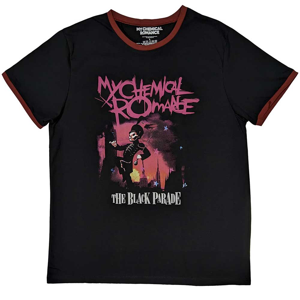 My Chemical Romance Unisex Ringer T-Shirt March Black (XXL)