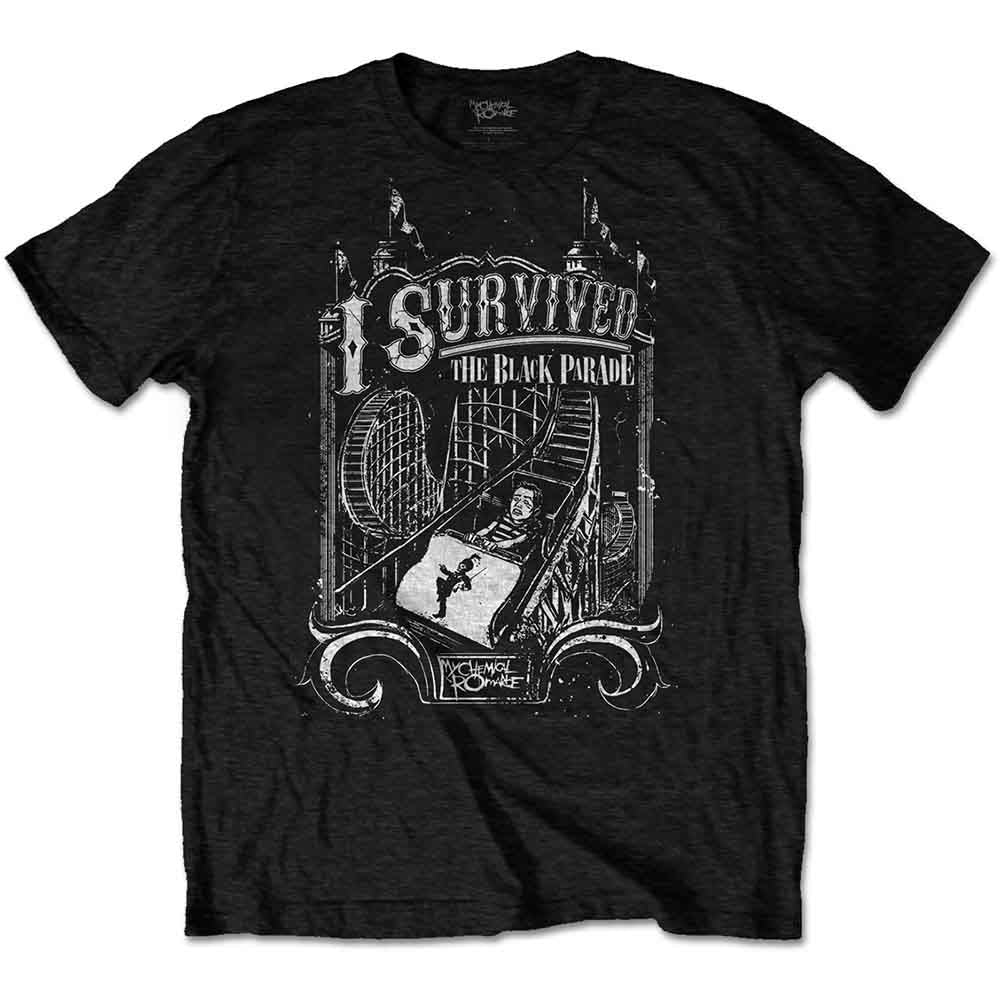 My Chemical Romance Unisex T-Shirt Survived Black (XXL)
