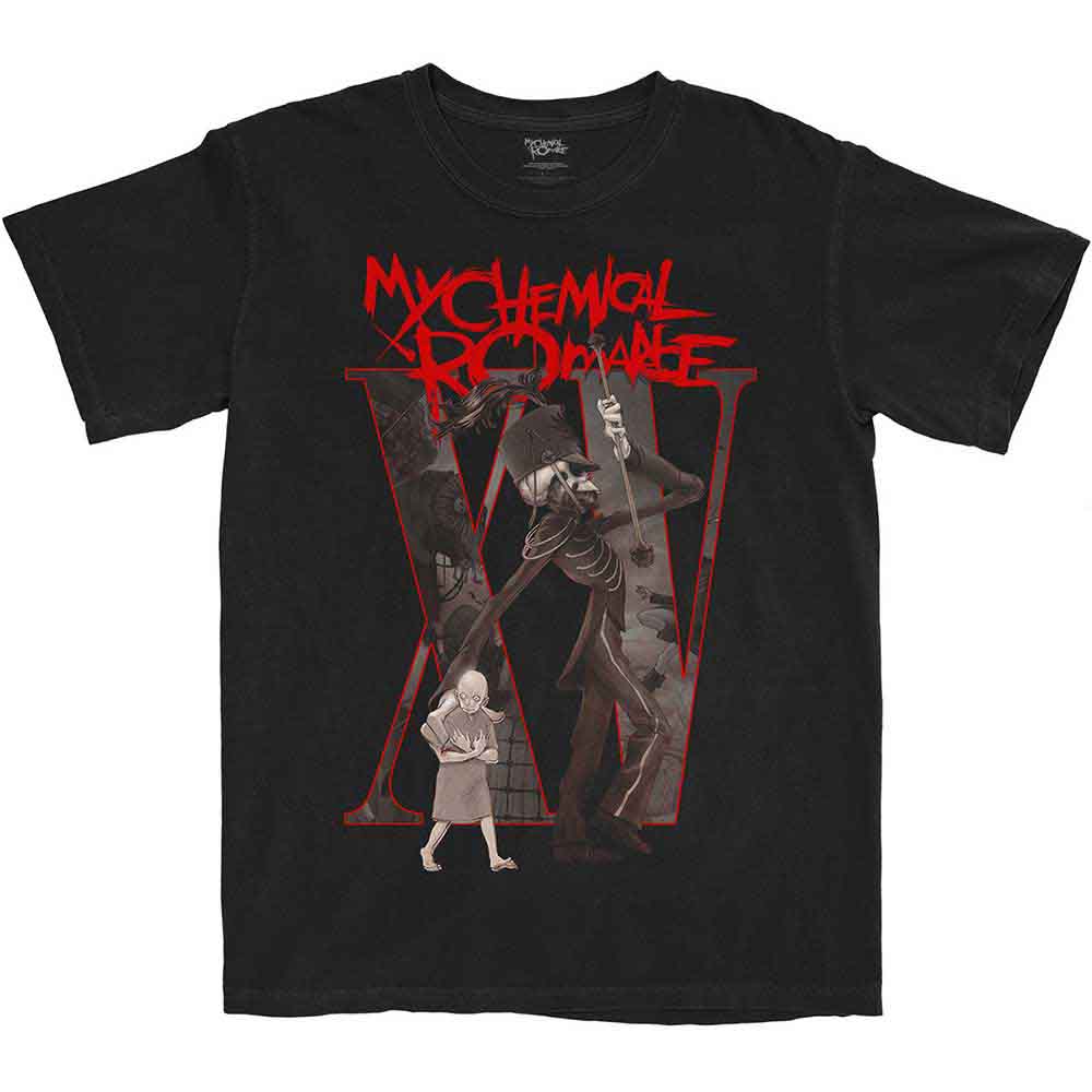 My Chemical Romance Unisex T-Shirt XV Parade Fill Black (XL)