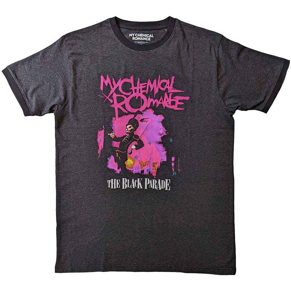 My Chemical Romance Unisex Ringer T-Shirt March Grey (XXL)