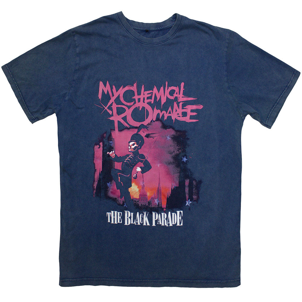 My Chemical Romance Unisex T-Shirt March (Wash Collection) Blue (XXL)