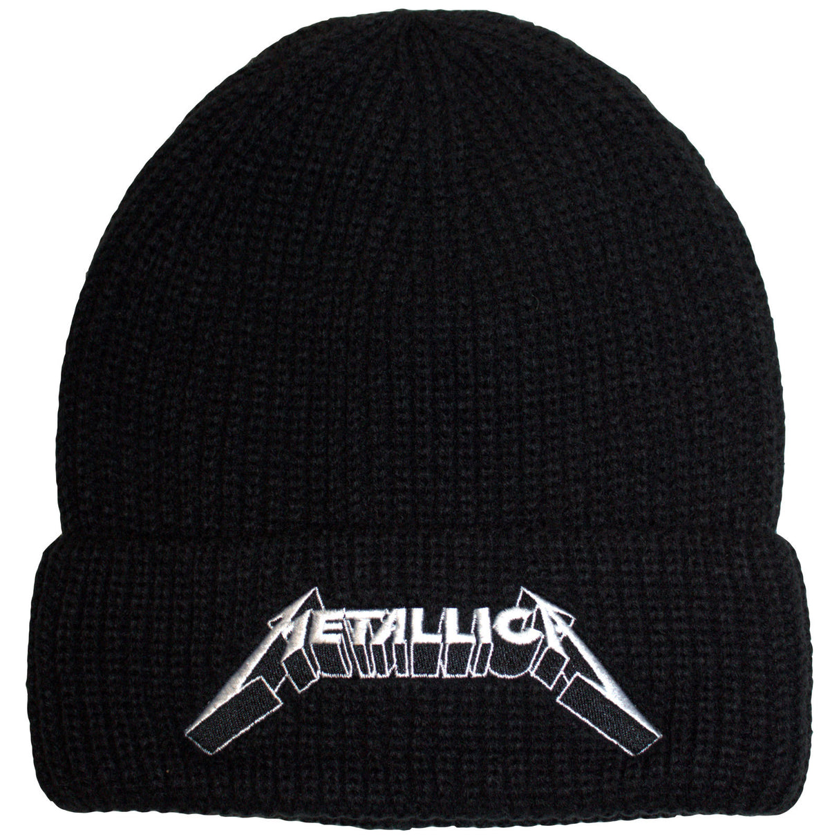Metallica Unisex Beanie Hat 3D Logo (Black)