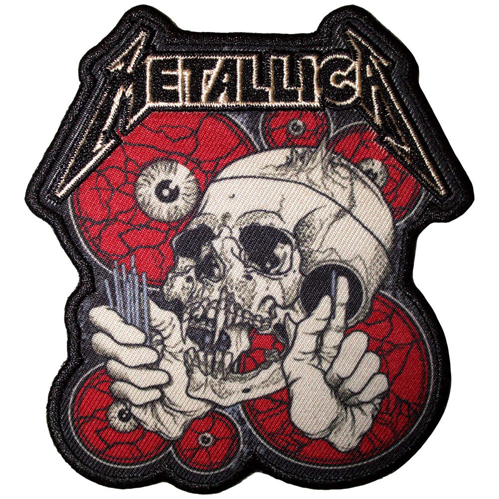 Metallica Printed Patch The Shortest Straw Red Eyes (Standard)