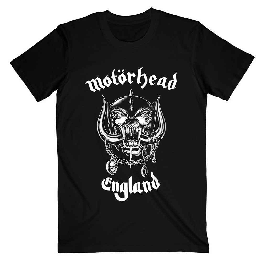 Motorhead Kids T-Shirt England Black (5-6yrs)