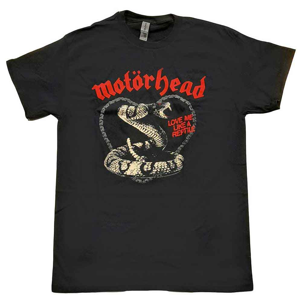 Motorhead Unisex T-Shirt Love Me Like A Reptile Black (S)