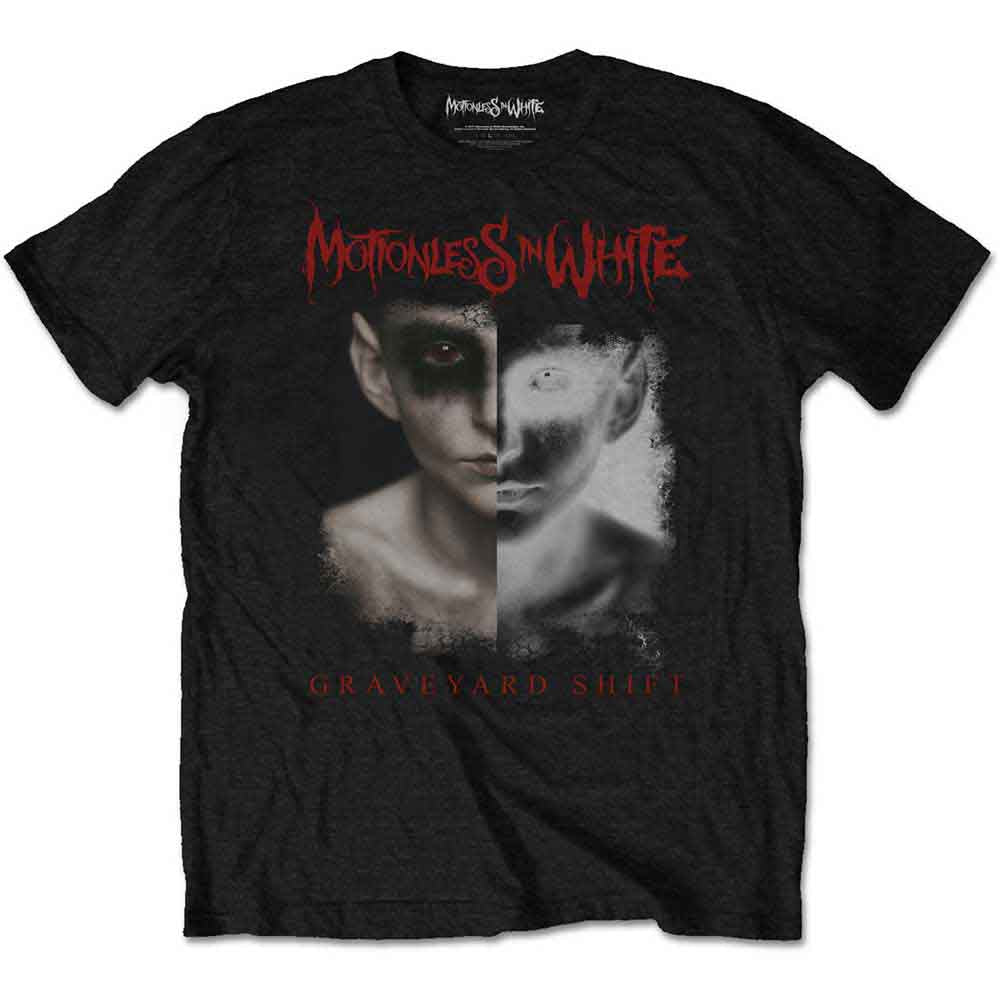 Motionless In White Men's T-Shirt Split Screen Black (S)