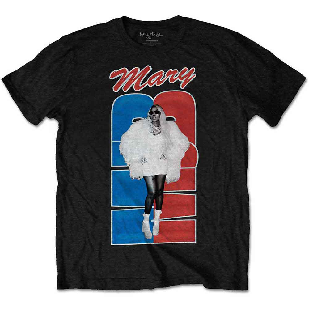 Mary J Blige Unisex T-Shirt Team USA Black (XXL)